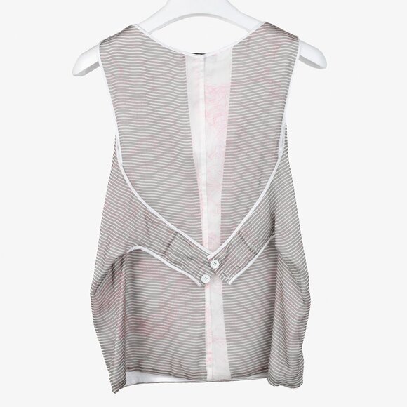 Jil Sander Striped Topographic Tank Blouse - Picture 2 of 10